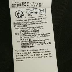 Pre Owned Boss By Hugo Boss Black Rib Knit Long Sleeve Florency Dress M