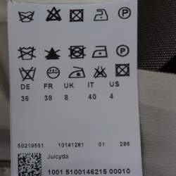 مملوكة مسبقًا Boss By Hugo Boss Grey Tailored Juicyda Blazer S