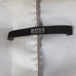 مملوكة مسبقًا Boss By Hugo Boss Grey Tailored Juicyda Blazer S