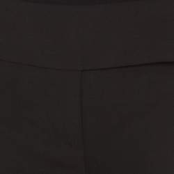 Pre Owned Boss By Hugo Boss Black Straight Fit Tailored Pants M