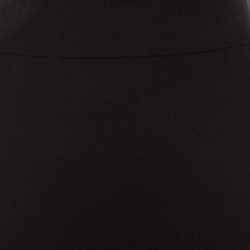 Pre Owned Boss By Hugo Boss Black Stretch Wool Tailored Pencil Skirt M