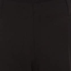 Pre Owned Boss By Hugo Boss Black Straight Fit Tailored Trousers M