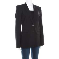 مملوكة مسبقًا Boss By Hugo Boss Black Two Button Tailored Blazer M