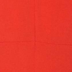 مملوكة مسبقًا فستان بوس باي هوغو بوس كريب برتقالي رقبة حرف V طويل بلا أكمام M