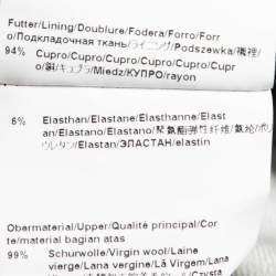 مملوكة مسبقًا Boss By Hugo Boss Black Printed Wool Long Sleeve A-Line Dress M