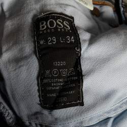 Pre Owned Boss By Hugo Boss Blue Denim Regular Fit Jeans M Waist 29" 