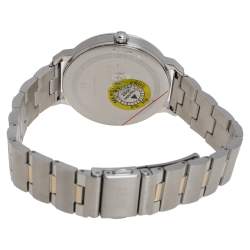 Pre Owned Hugo Boss Yellow Two Tone Stainless Steel Classic HB.369.314.3349 Women's Wristwatch 36 mm