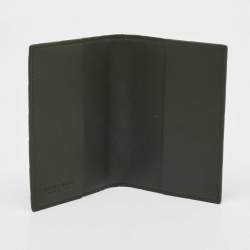 Bottega Veneta Dark Green Intrecciato Leather Notebook Cover