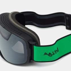 Bottega Veneta Black Mirrored Ski Goggles