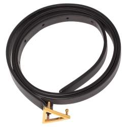 Pre Owned Bottega Veneta Brown Leather Belt Size 75 CM