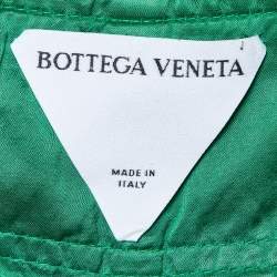 Bottega Veneta Green Fluid Satin Cargo Pants L