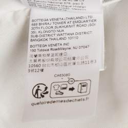 Pre Owned Bottega Veneta Beige Viscose Knot Double Breasted Blazer S