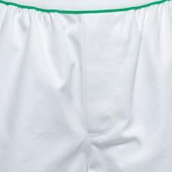 Bottega Veneta White Cotton Bermuda Shorts M