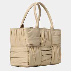Pre Owned Bottega Veneta Leather Aero Tote Bag