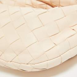 Pre Owned Bottega Veneta Peach Intrecciato Leather Candy Jodie Bag