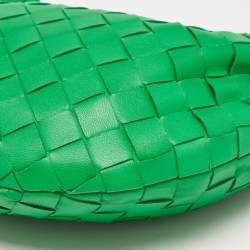 Bottega Veneta Green Intrecciato Leather Mini Jodie Hobo