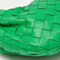 Bottega Veneta Green Intrecciato Leather Mini Jodie Hobo