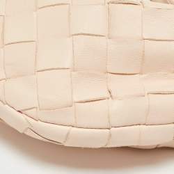 Bottega Veneta Light Beige Intrecciato Leather Candy Jodie Bag