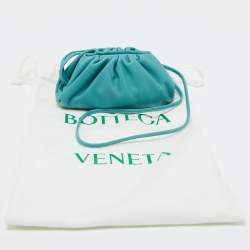 Bottega Veneta Light Blue Leather Extra Mini The Pouch