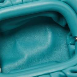 Bottega Veneta Light Blue Leather Extra Mini The Pouch