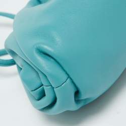 Bottega Veneta Light Blue Leather Extra Mini The Pouch