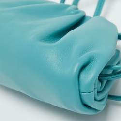 Bottega Veneta Light Blue Leather Extra Mini The Pouch