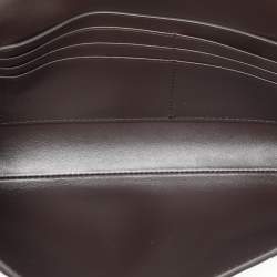 Pre Owned Bottega Veneta Brown Intrecciato Leather Medium Andiamo Clutch