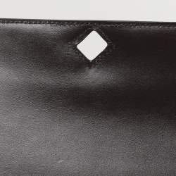 Pre Owned Bottega Veneta Brown Intrecciato Leather Medium Andiamo Clutch