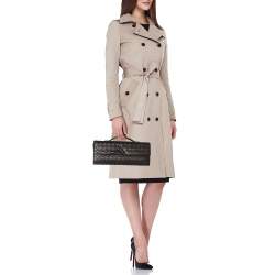 Pre Owned Bottega Veneta Brown Intrecciato Leather Medium Andiamo Clutch