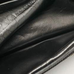 مملوكة مسبقًا Bottega Veneta Black Padded Leather Bifold Clutch