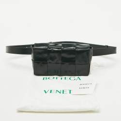 Bottega Veneta Dark Green Leather Cassette Belt Bag