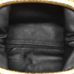 Pre Owned حقيبة بوتيغا فينيتا ميني ذا باوتش جلد بورديغ