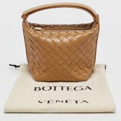 مملوكة مسبقًا Bottega Veneta Tan Intrecciato Leather Candy Wallace Bag