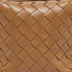 مملوكة مسبقًا Bottega Veneta Tan Intrecciato Leather Candy Wallace Bag
