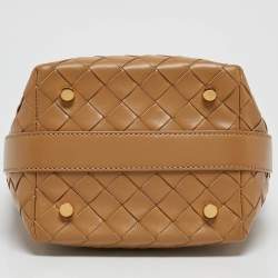 مملوكة مسبقًا Bottega Veneta Tan Intrecciato Leather Candy Wallace Bag