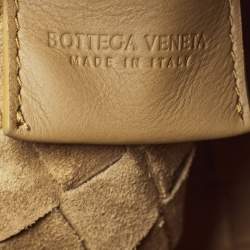Bottega Veneta Brown Intrecciato Leather Oversized Zip Pouch