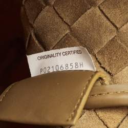 Bottega Veneta Brown Intrecciato Leather Oversized Zip Pouch