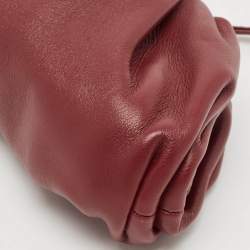 Bottega Veneta Burgundy Leather Extra Mini The Pouch