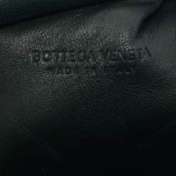 Bottega Veneta Dark Green Intrecciato Leather Mini The Pouch Bag