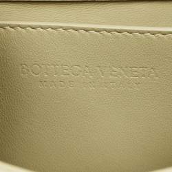 Bottega Veneta Travertine Leather Mini Desiree Crossbody Bag