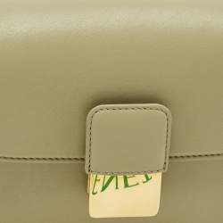 Bottega Veneta Travertine Leather Mini Desiree Crossbody Bag
