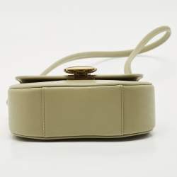 Bottega Veneta Travertine Leather Mini Desiree Crossbody Bag
