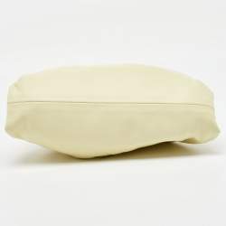 Bottega Veneta Light Yellow Leather Mini The Pouch Bag