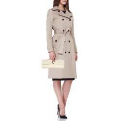 Pre Owned Bottega Veneta White Intrecciato Leather Andiamo Clutch