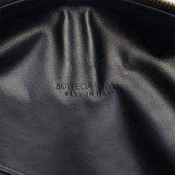 Pre Owned حقيبة بوتيغا فينيتا جودي جلد سوداء للمراهقين