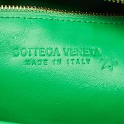 مملوكة مسبقًا Bottega Veneta Jodie Classic Green Intrecciato Leather Hobo