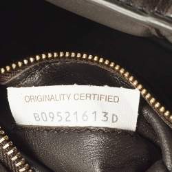 Pre Owned Bottega Veneta Cassette Brown Padded Intreccio Leather Shoulder Bag