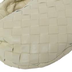 Pre Owned Bottega Veneta Kiwi Intrecciato Leather Mini Jodie Hobo