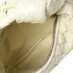 Pre Owned Bottega Veneta Kiwi Intrecciato Leather Mini Jodie Hobo