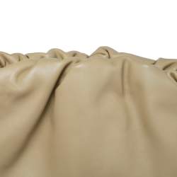 Bottega Veneta Beige Leather Fringe Pouch Hobo